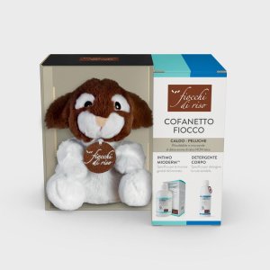 FDR Fiocchi di Riso Cofanetto Fiocco Detergente Intimo Detergente Corpo e Peluche