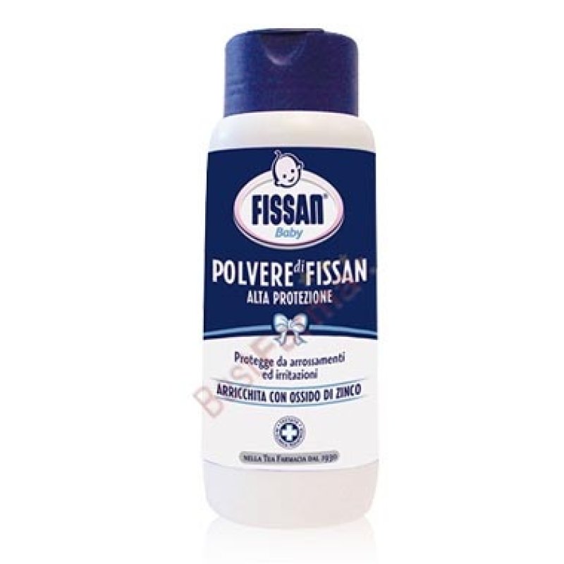 Fissan Baby Cura e Protezione del Bambino Cambio Polvere Alta Protezione Protegge e Rigenera 250 g