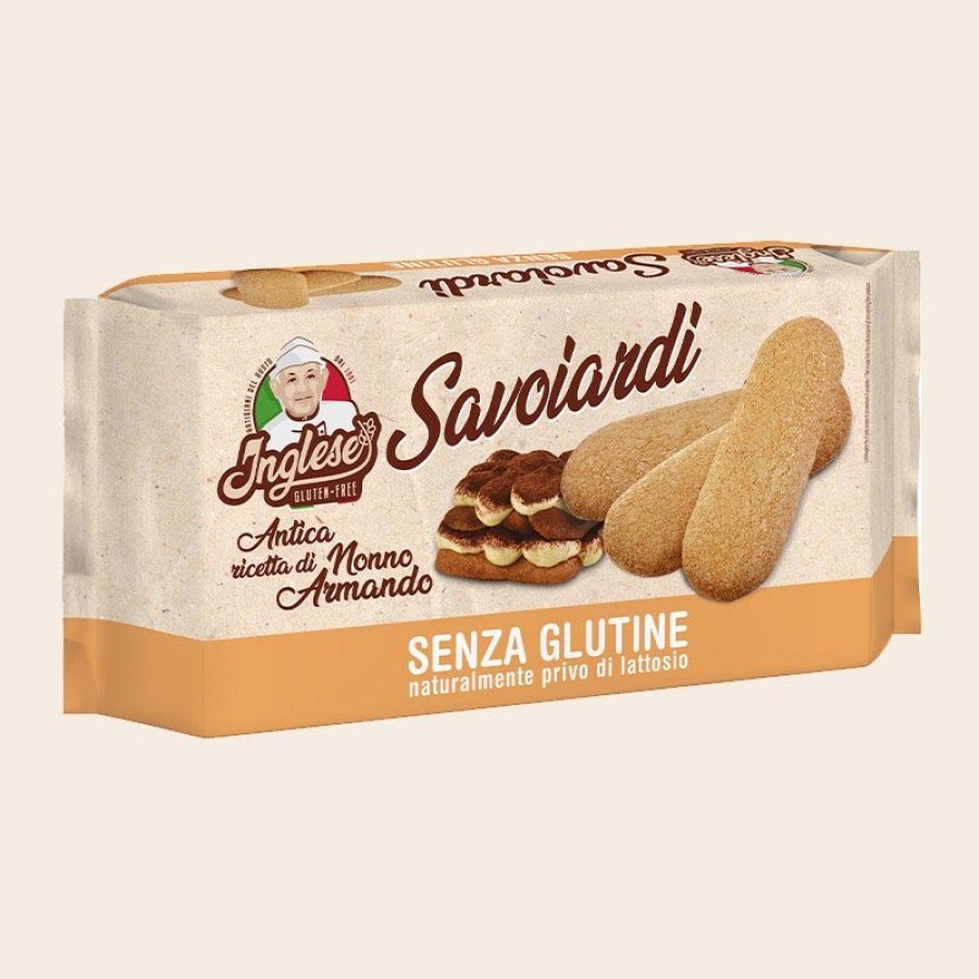 Gaia spa Inglese Alimenti senza Glutine Dolci e Snack Savoiardi 180 g Gaia spa Inglese Alimenti senza Glutine Dolci e Snack Savoiardi 180 g