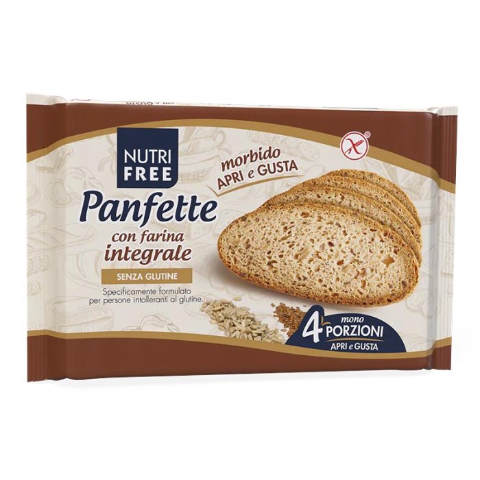 Nutrifree Linea Pane e Sostituti Panfette con Farina Integrale 340 g