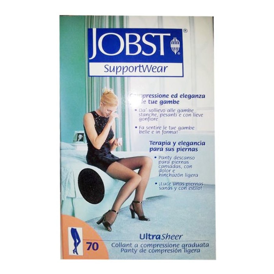 Essity Linea Benessere Gambe Jobst Ultrasheer 10-15mmhg Calza Compressiva Collant Nero Taglia 4 Essity Linea Benessere Gambe Jobst Ultrasheer 10-15mmhg Calza Compressiva Collant Nero Taglia 4