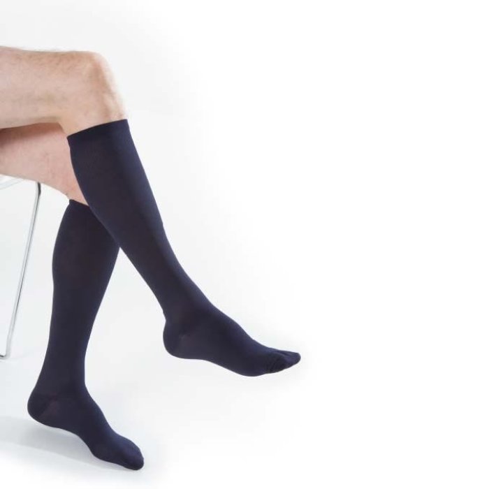Medicalexpo Ca.Mi Prodotti Sanitari Kamila Linea Man 15 Gambaletti Uomo Compressione 15/18 mm Hg Colore Blu Taglia XL