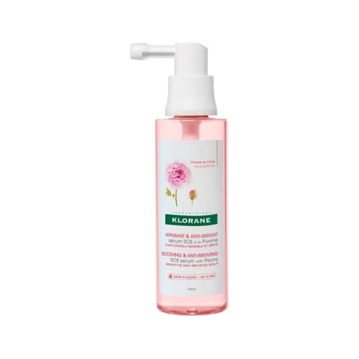 Klorane Trattamenti Rigeneranti per Capelli Siero Sos Irritazioni Peonia 65 ml