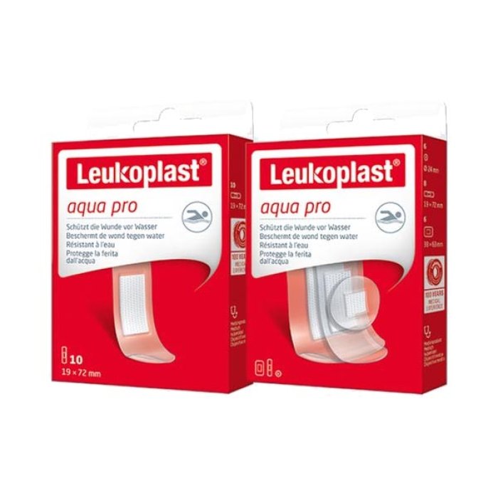 Essity  Linea Medicazioni Specializzate Leukoplast Aquapro Impermeabile  63x38cm 10 Pezzi