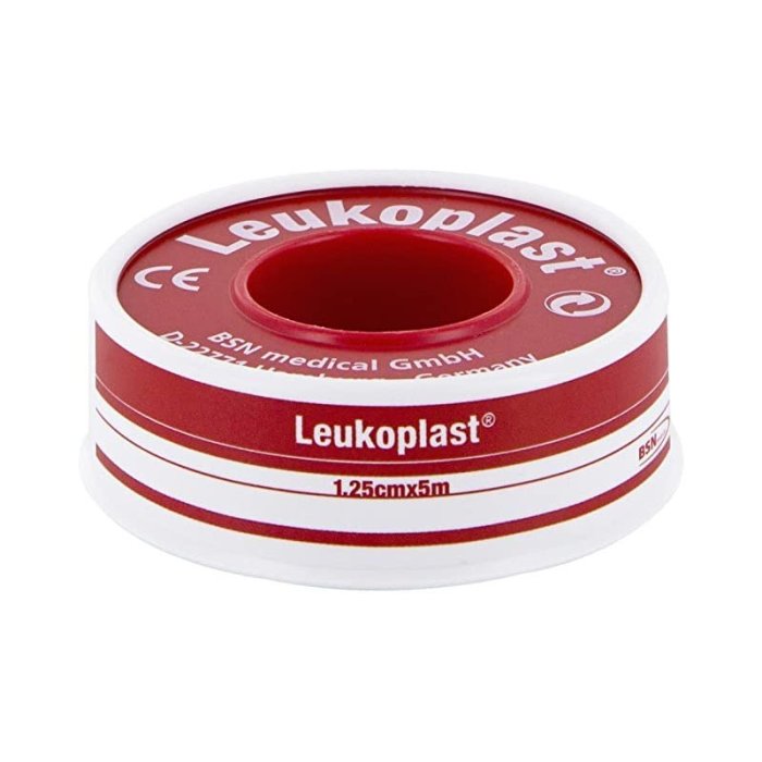 Essity  Linea Medicazioni Specializzate Leukoplast Cerotto in Rocchetto 1,25 x 500 cm