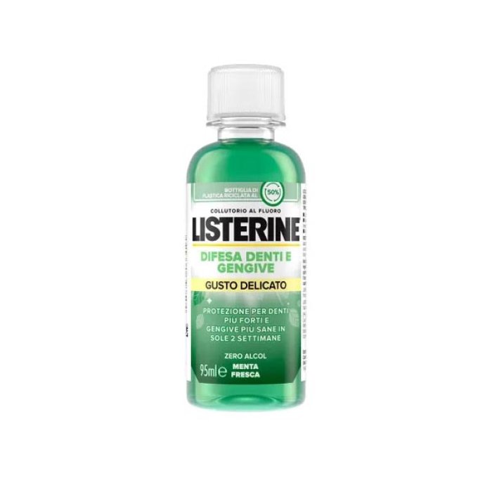 Johnson & Johnson Igiene e Salute Dentale Listerine Difesa Denti & Gengive Delicato Collutorio 95 ml