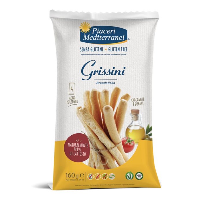 Eufarma Linea Senza Glutine Piaceri Mediterranei Pane e Forno Grissini 160 g