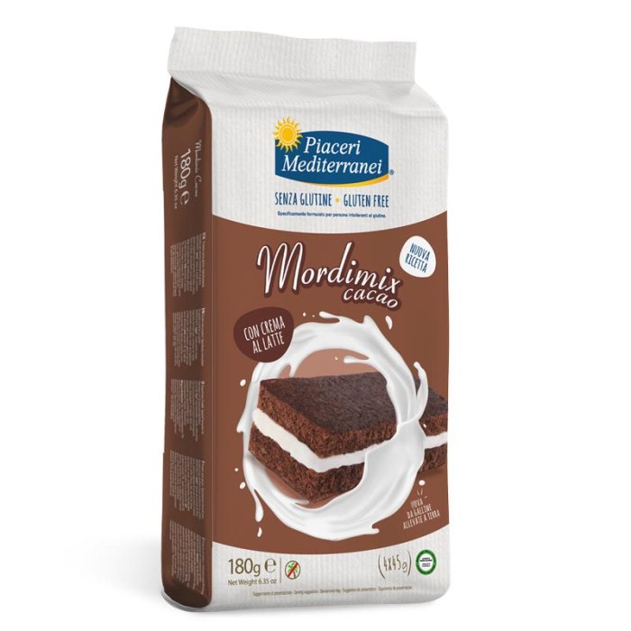 Eufarma Linea Senza Glutine Piaceri Mediterranei Merende Mordimix Cacao 4 X 45 g