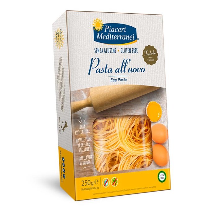 Eufarma Linea Senza Glutine Piaceri Mediterranei Pasta Tagliolini all'uovo 250 g