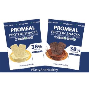 Volchem Integrazione Alimentare Sportiva Promeal Protein Barrette Snack 3x12,5 g