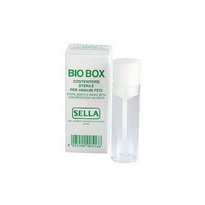 Sella Farmaceutici Securmed Contenitore Biologico per Feci Con Astuccio Capienza 18 ml