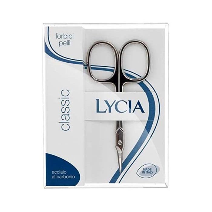 Sodalco Lycia Cura e Benessere della Persona Classic Forbicine Pelle Punta Curva Acciaio Carbonio