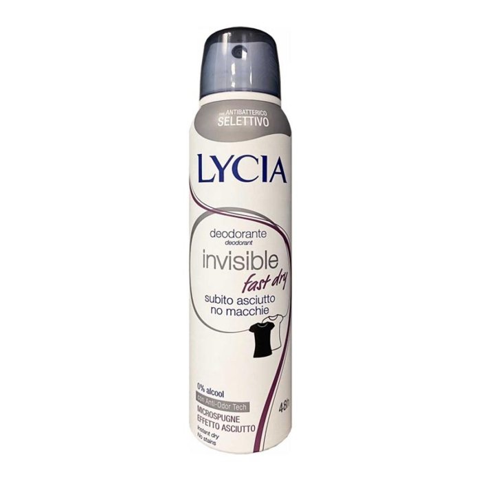Sodalco Lycia Persona Cura e Benessere della Persona Deodorante Anti-Odorante Invisible Spray 150 ml