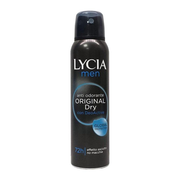 Sodalco Lycia Persona Cura e Benessere della Persona Deodorante Man Spray Original Dry 150 ml