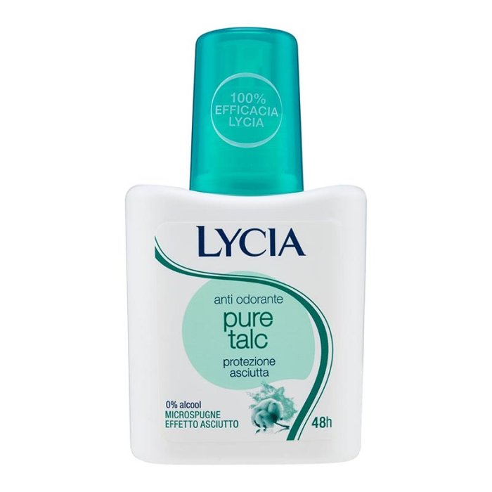 Sodalco Lycia Persona Cura e Benessere della Persona Deodorante Senza Alcool Pure Talc Vapo 75 ml