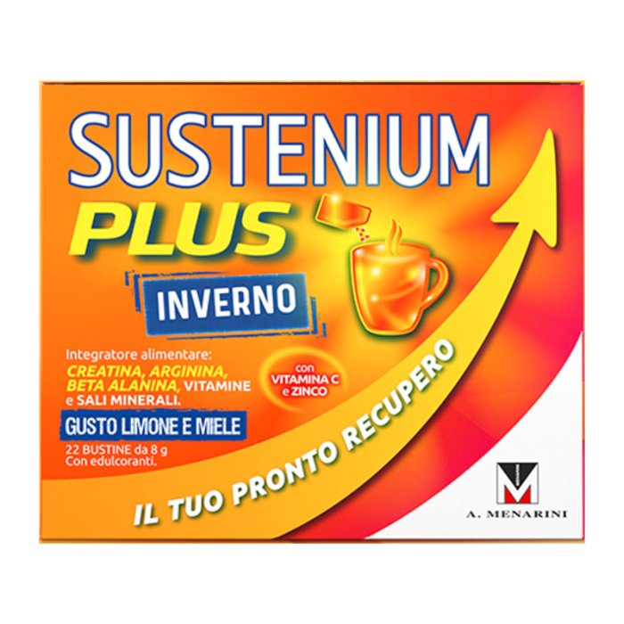 A. Menarini Supplementi Benessere Sustenium Plus Inverno Integratore Alimentare 22 Buste + Gel Igienizzante