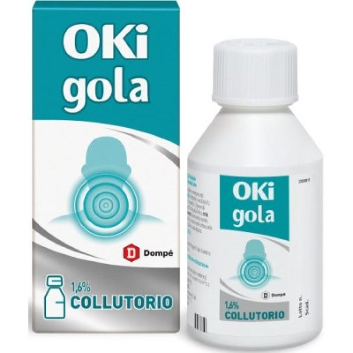 Oki Gola Collutorio 1,6% Flacone Da 150 Ml