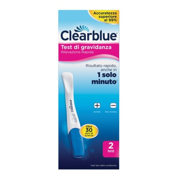 Clearblue  Gravidanza 2 Test di Gravidanza Plus Facile da Utilizzare