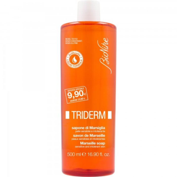 Bionike Triderm Sapone Di Marsiglia Detergente Liquido 500 ml
