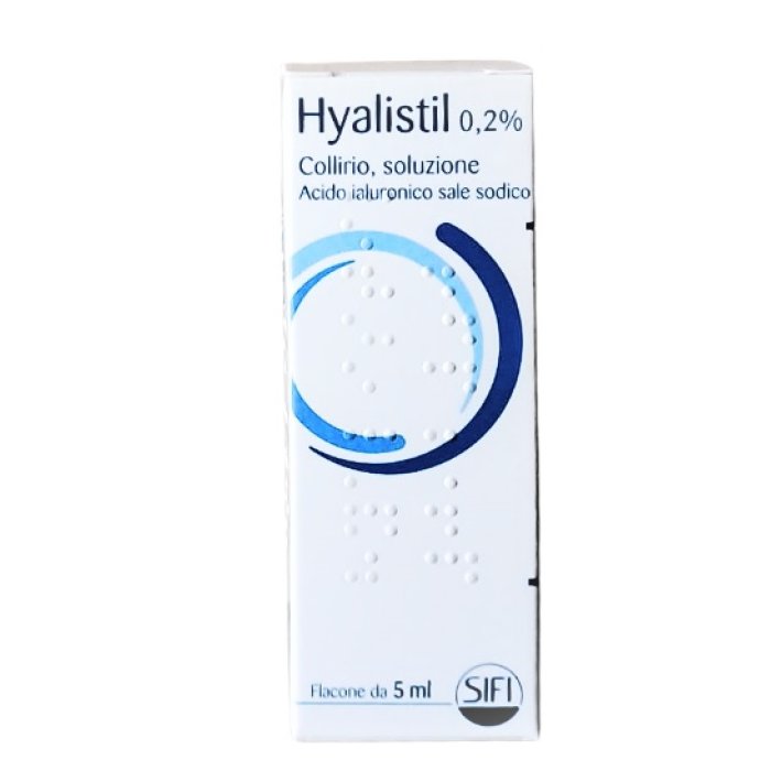 Hyalistil Collirio di acido ialuronico per occhio secco 0,2% 5ml