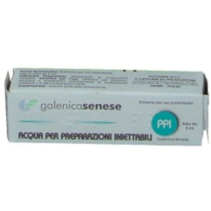 Galenica Senese Acqua per Preparazioni Iniettabili Uso Parenterale 5ml