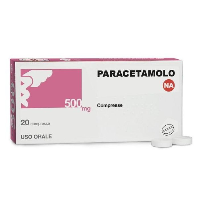Paracetamolo 500 mg Compresse DOC 20 Compresse Antidolorifico e Antipiretico Uso Orale