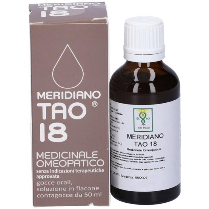 Meridiano Tao 18 Gocce 50 ml Integratore Naturale in Gocce per il Benessere ed Equilibrio Energetico