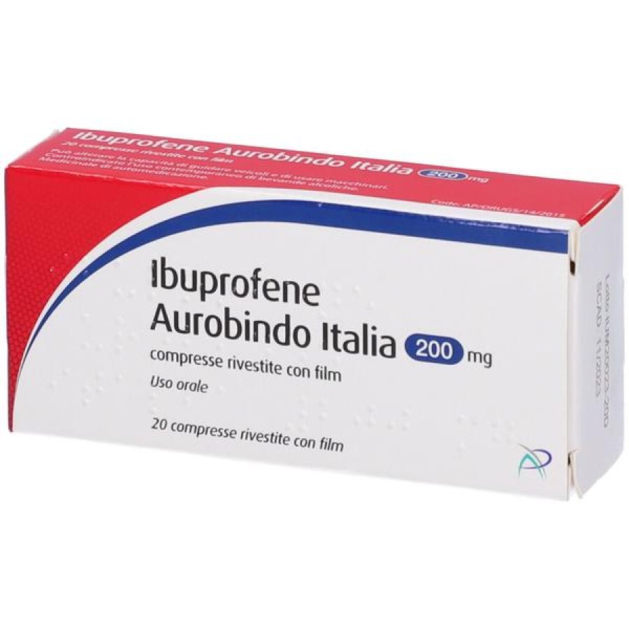 IBUPROFENE 200mg 20 Cpr AURO IBUPROFENE 200mg 20 Cpr AURO