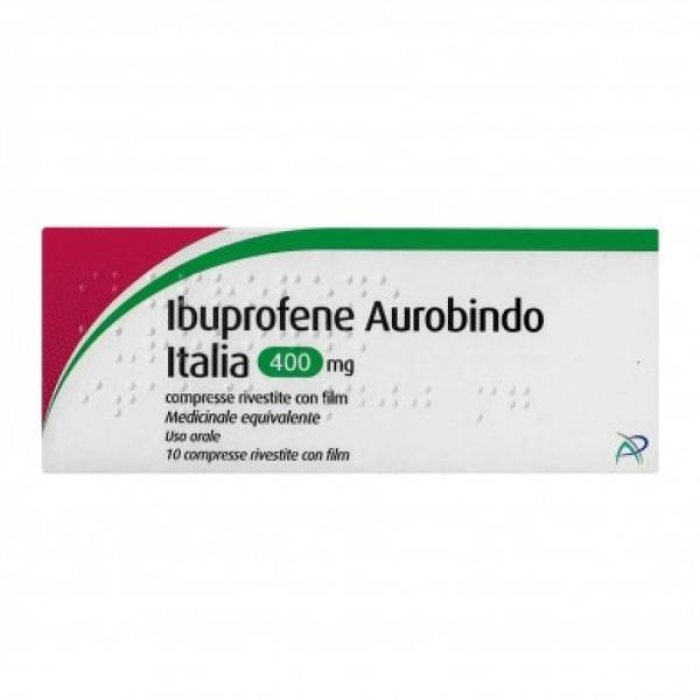 Ibuprofene Auro 400 mg Compresse Rivestite – 10 Compresse Antidolorifico e Antinfiammatorio