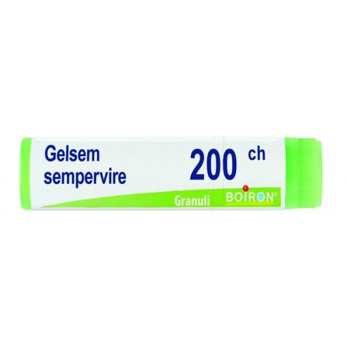 Gelsemium Sempervirens 200 CH Dose Unica in Granuli – Rimedio Omeopatico per Ansia, Stress e Sintomi Influenzali