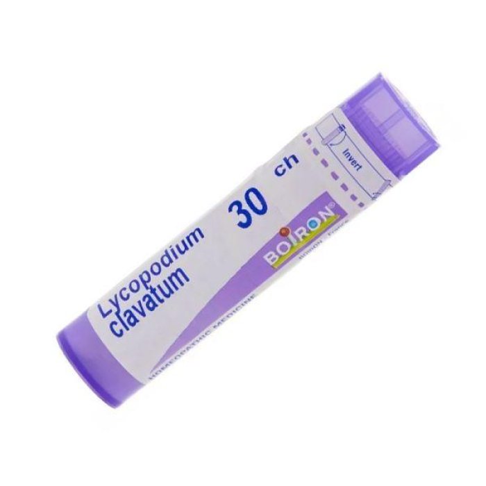 Lycopodium Clavatum Granuli Diluizione Centesimale Hahnemanniana 30 Tubo Boiron Rimedio Omeopatico per Benessere Digestivo