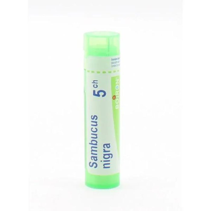 Sambucus Nigra Granuli in Tubo 5 Centesimale – Rimedio Omeopatico a Base di Sambuco Nero per Vie Respiratorie e Difese Immunitarie