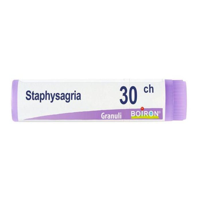 Staphysagria Dose Diluizione 30 Centesimale Hahnemanniana Granuli Omeopatici Boiron
