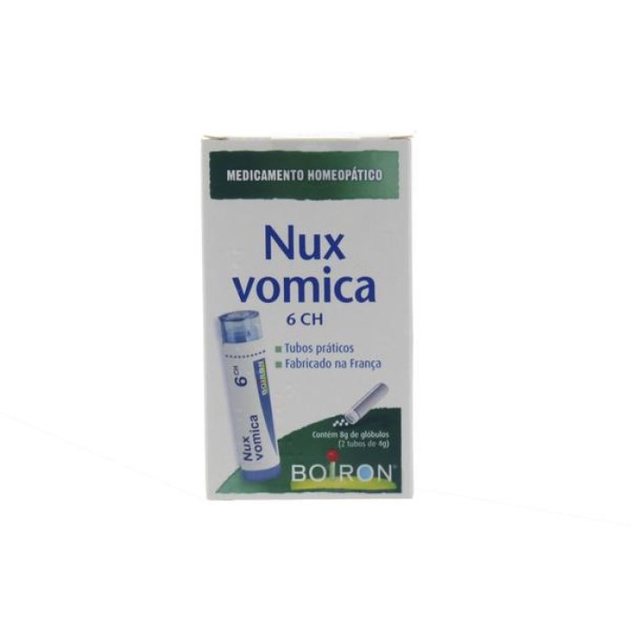 Boiron Nux Vomica granuli in tubo diluizione 6 centesimale hahnemanniana rimedio omeopatico a base di Nux Vomica