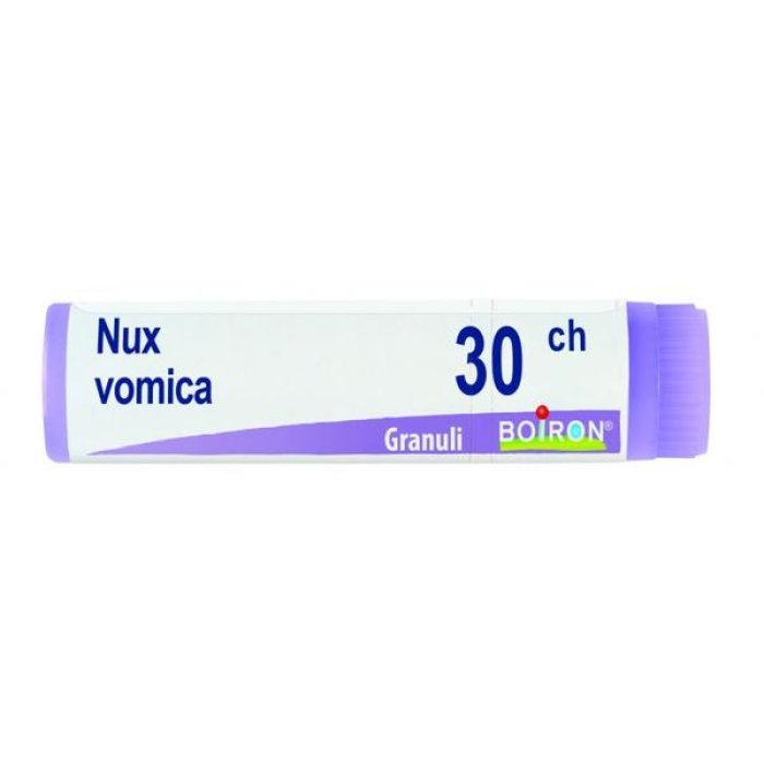 Nux Vomica Boiron dose unica diluizione omeopatica 30 centesimale per disturbi digestivi e gastrici