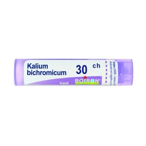 Boiron Kalium Bichromicum Granuli in Tubo Diluizione Trentesima Centesimale per Benessere Respiratorio and Support for Vie Nasali e Mucose