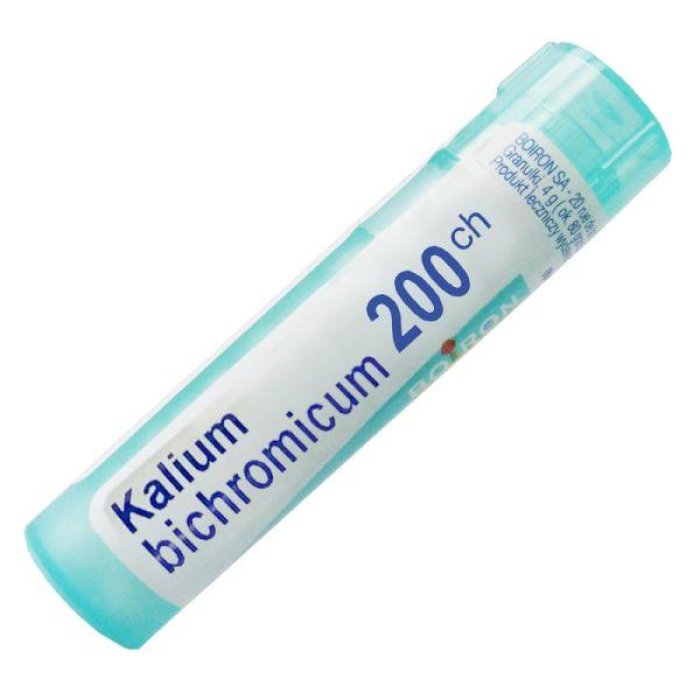 Kalium bichromicum Boiron granuli omeopatici enso diluizione 200 centesimale hahnemanniana flacone 80 grammi