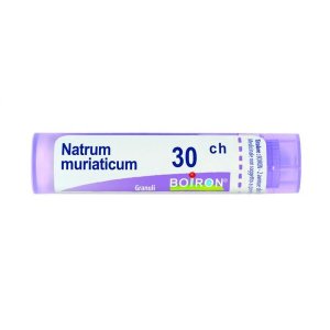 Boiron Natrum Muriaticum 30 CH Granuli Omeopatici in Tubo Dose – Rimedio Omeopatico per il Benessere Generale