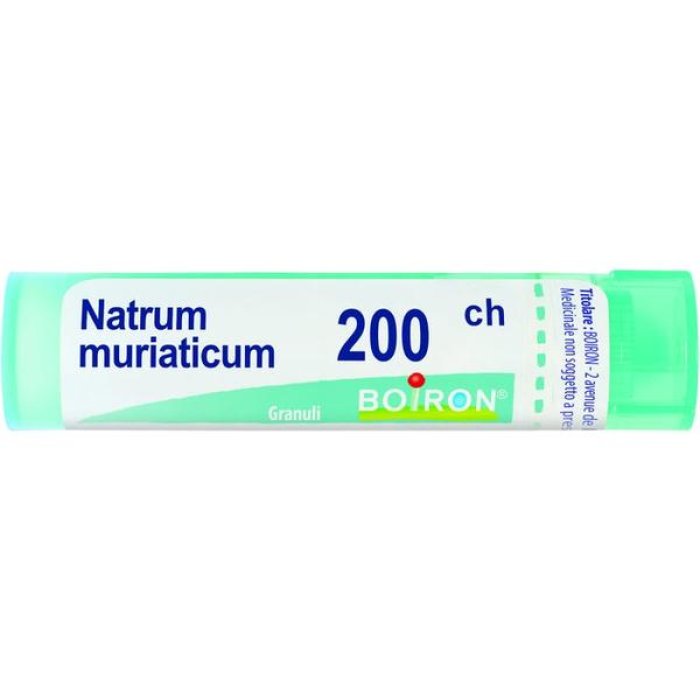 Boiron Natrum Muriaticum 200 Centesimale Hahnemanniana Granuli in Tubo Dose Rimedio Omeopatico