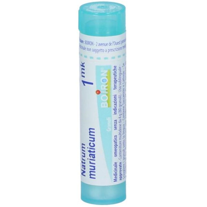 Natrum Muriaticum 1000K 80 g 4 g - rimedio omeopatico in granuli