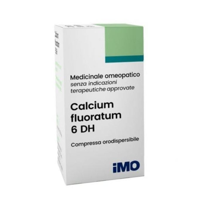 Imo Calcium Fluor 6 DH Integratore in Compresse, Calcio Fluorato, Confezione da 200 Compresse