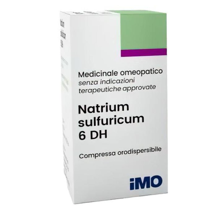 IMO Natrium Sulfuricum 6DH 200 Compresse Omeopatiche per Uso Orale