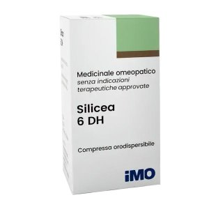 Silicea Imo 6DH 200 Compresse Integratore Omeopatico al Silicio per Ossa Unghie Capelli e Pelle