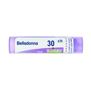 Boiron Belladonna Granuli Omeopatici Diluizione 30 Centesimale Tubo Orale per Stati Febbrili and Disturbi Infiammatori