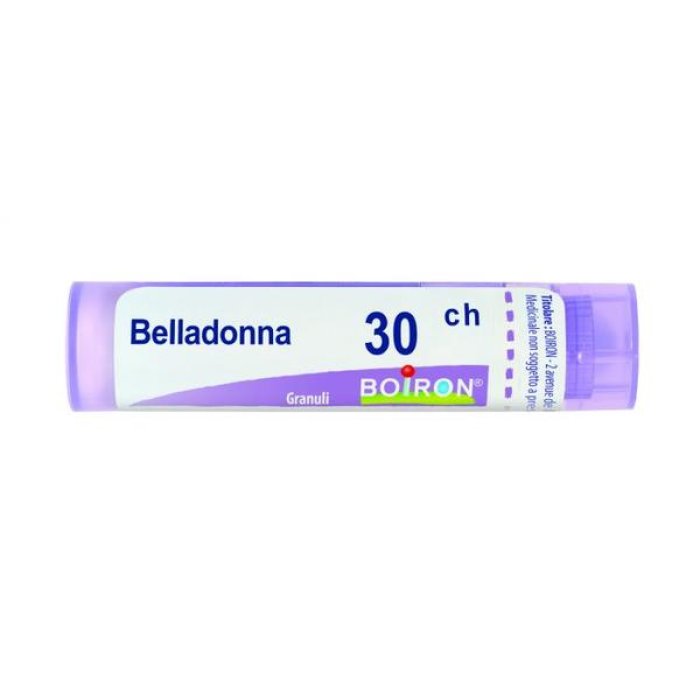 Boiron Belladonna Granuli Omeopatici Diluizione 30 Centesimale Tubo Orale per Stati Febbrili and Disturbi Infiammatori