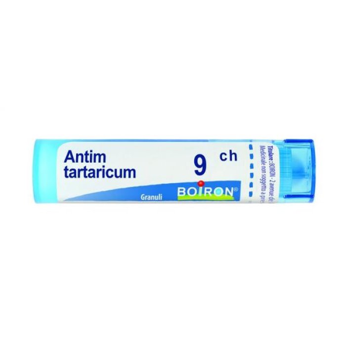 Antimonium Tartaricum Diluizione 9 Granuli Boiron – Rimedio Omeopatico Antimonium Tart per Tosse Grassa e Catarro