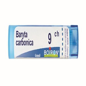 Boiron baryta carbonica tubo granuli diluizione 9 centesimale hahnemanniana rimedio omeopatico