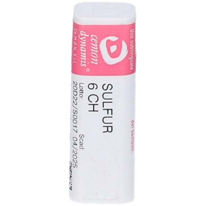 Sulfur Cme Tubo Dose Diluizione 6 Centesimale Hahnemanniana Granuli Omeopatici per Salute and Benessere
