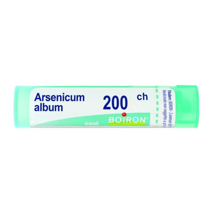 Boiron Arsenicum Album Arsenic Granuli Omeopatici Diluizione 200 Centesimale Hahnemanniana Tubo Dose