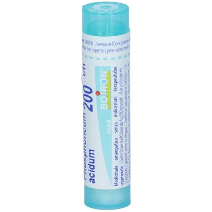Bo Phosphoricum Acid 200 CH 80 grammi rimedio omeopatico per stanchezza mentale e nervosa – aan vitaliteit, doelen benessere, giften naturali